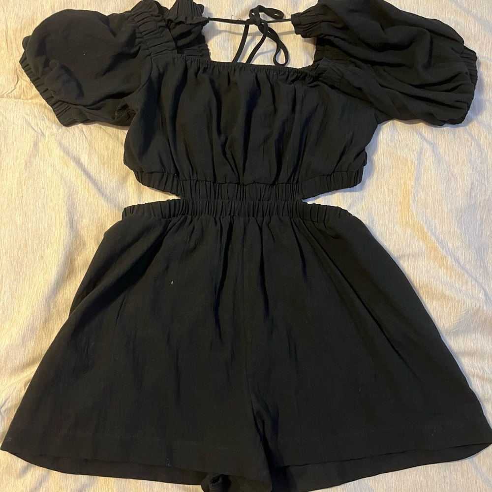 NWOT black romper